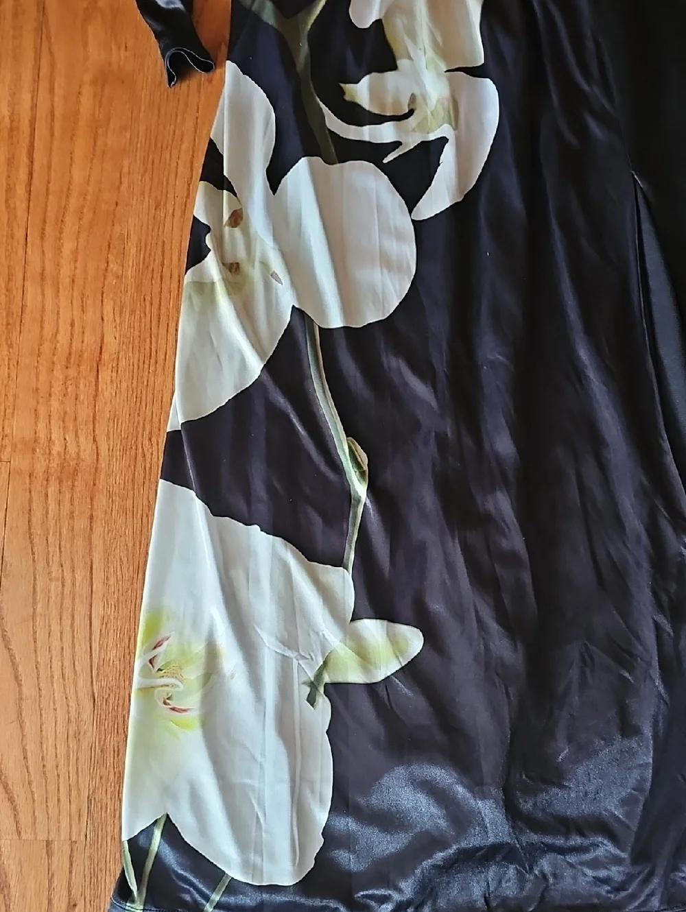 Altuzarra for Target Black Maxi Dress with White Floral Print - Picture 2 of 5